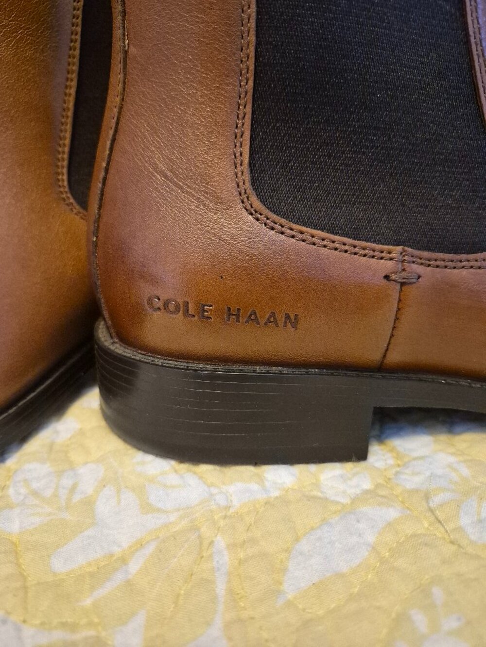 Cole Haan brown leather Chelsea boots